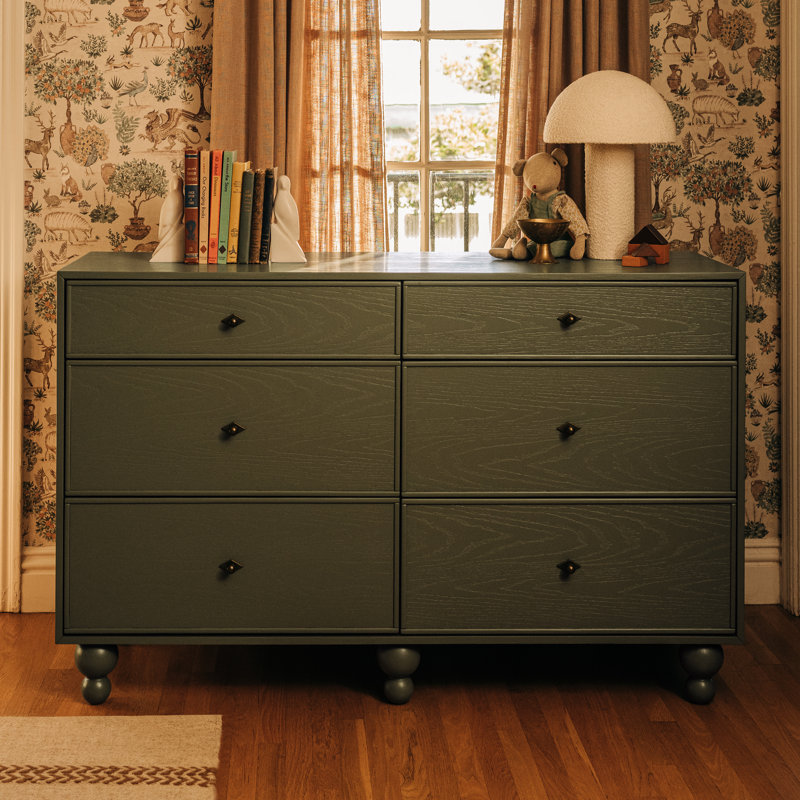 Astre 6-Drawer Wide Assembled Dresser (54") by Nate Berkus, Archival Elm