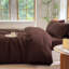 Ensemble de housse de couette rayé 100% coton délavé DONEUS-120141895-118101062