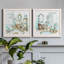 «Blue Opulence I», ensemble de 2 peintures sur toile encadrées-1373516595-1373516599