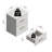 Luxeon Modern 2 Drawer Nightstand (Set Of 2)-1824983649