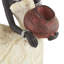 Sculpture femme africaine avec pot d'eau rouge Harly