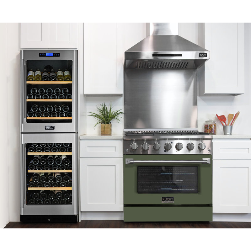 36" 5.2 Cu. Ft. Freestanding Gas, Liquid Propane, Olive Green