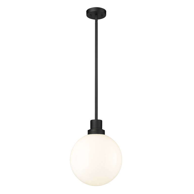 Ayres Outdoor Pendant, Frosted, 15" H x 12" W x 12" D