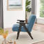 Chaise d'appoint rembourrée, chaise à structure en bois pour la maison, le bureau-391618856