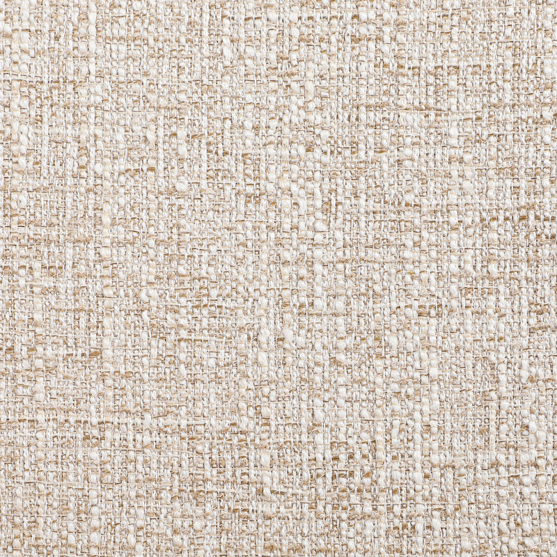 Chaise rembourrée en tissu beige Cici, Tissu en polyester beige, Beige