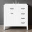 Ensemble de meuble-lavabo 36 po avec lavabo, armoire de salle de bain avec tiroirs, structure solide et panneau en bois aggloméré-111282366