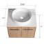 Ensemble de meuble-lavabo flottant simple 24 po avec plateau en céramique Cornesha