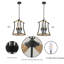 Lustre campagnard moderne 4 lumières Divid
