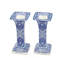 Spode Judaica Sabbath Candlesticks 7.5"