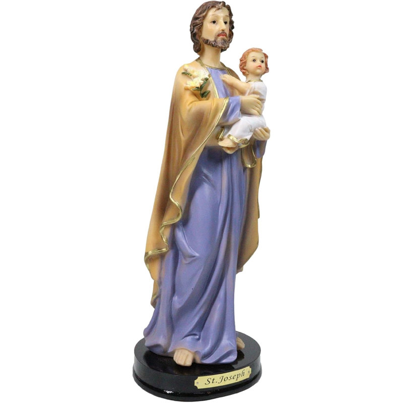 Figurine mauve Saint Joseph