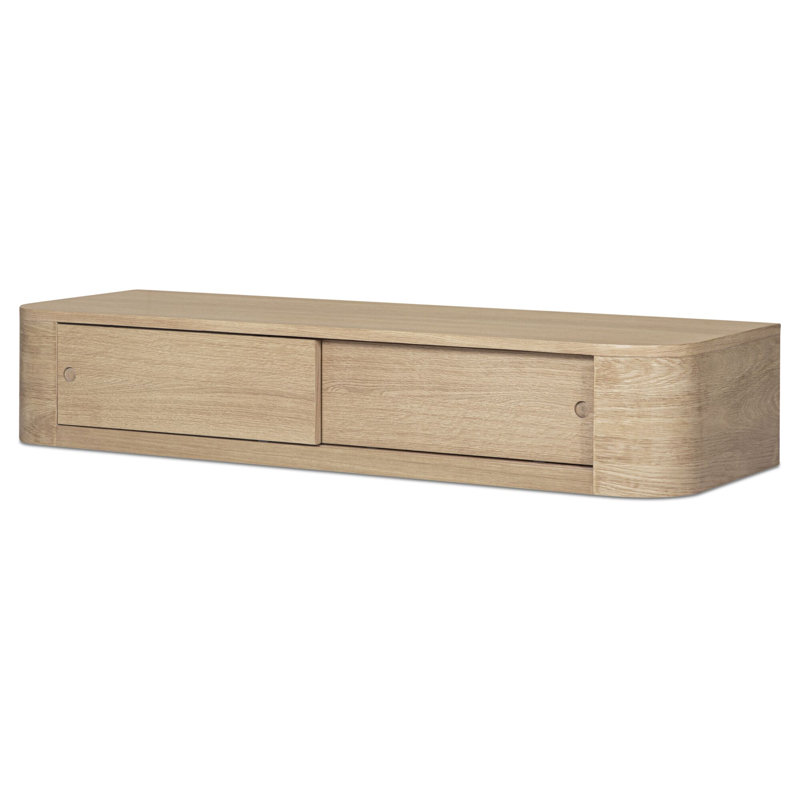 Console ronde ronde et naturelle, Naturel