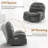 Recliner Chair, Manual Recliner ,small Recliners For Small Space, Soft Fabric Upholstered Recliner With Side Pockets-2142840796