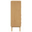 Vaisselier en bois de pin massif 33,5 po x 16,9 po x 49,2 po Maraliser