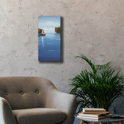  'Set Sail 10' by DAG, Inc Canvas Wall Art, 12" x 24"