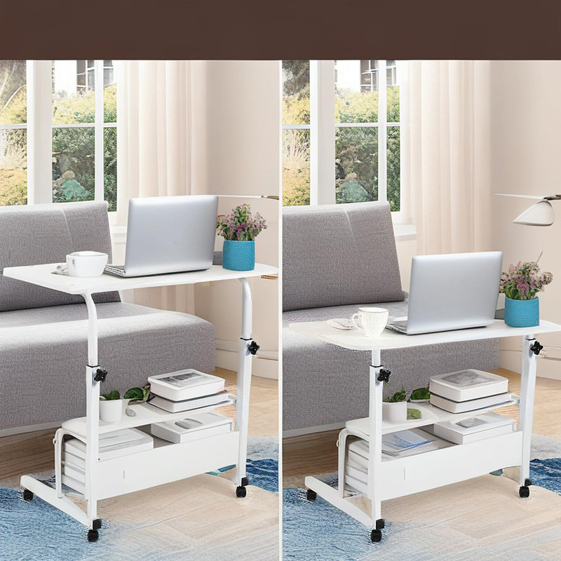 Adjustable Table Portable Desk For Small Spaces Laptop ...