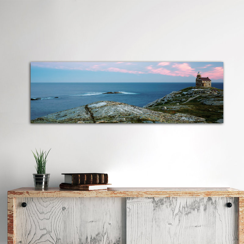 Phare de Rose Blanche, Rose Blanche-Harbour le Cou, Terre-Neuve et Labrador, Canada par Panoramic Images - reproduction d'art sur toile tendue