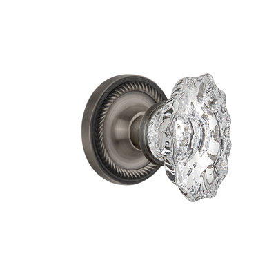 Rope Rosette with Chateau Door Knob