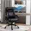 Fauteuil de direction grand et grand 400 lb avec siège large, fauteuil de bureau pour ordinateur avec dossier ergonomique en polyuréthane, hauteur réglable et roulettes pivotantes