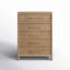 Solid Wood 101.6 cm W Chest of 5 Drawers