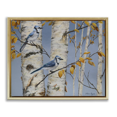  «Blue Jay Autumn Day» par Valerie Rogers