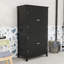Armoire de rangement élégante pour salle de bain avec 4 portes et tablettes réglables-1868704825-1855703348