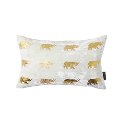 Arusha Animal Print Feather Throw Pillow