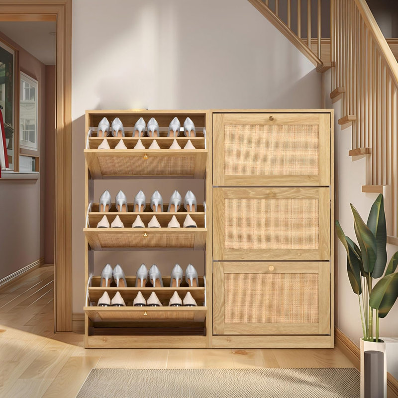 Self Standing Slim Shoe Organizer