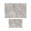 Ensemble de tapis de bain de luxe (2 pièces), gris, 19,7 po x 23,6 po et 23,6 po x 39,4 po | 100% polyester, 650 g / m², hauteur des poils de 0,2 pouce | Base à pois antidérapante, lavable à la machine à 30 ° F | Doux, durable et élégant pour la décoration de salle de bain