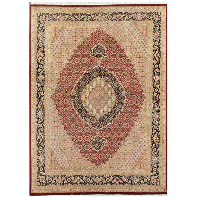 Wool and Cotton Oriental Indoor Rug