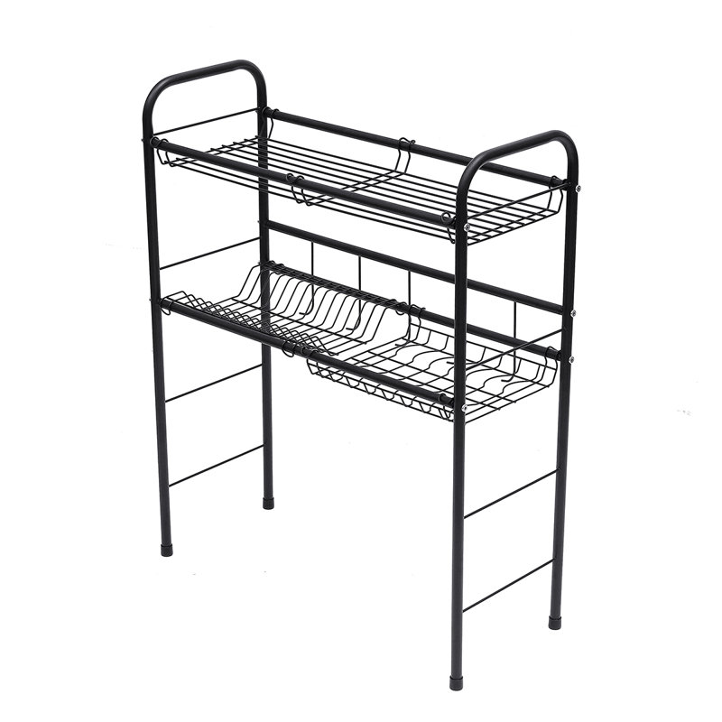Adjustable Stainless Steel Over the Sink Dish Rack