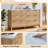 Gerius Fluted 6 Drawers Dresser, Yellow-105517498