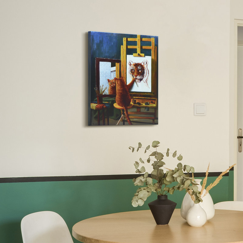 Reproduction d’art sur toile, "Norman Catwell" par Lucia Heffernan