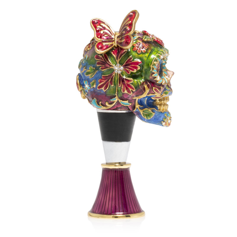 Calavera Wine Charm