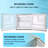COWSAR 1.6 Cubic Feet Portable Freestanding Mini Fridge With Freezer, Reversible Door-99693158
