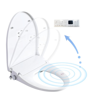 JuteJasper 5745311254FDAAC 1 GPF Round Comfort Height Chair Height Toilet