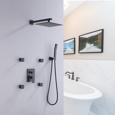 Système de douche complet avec valve brute