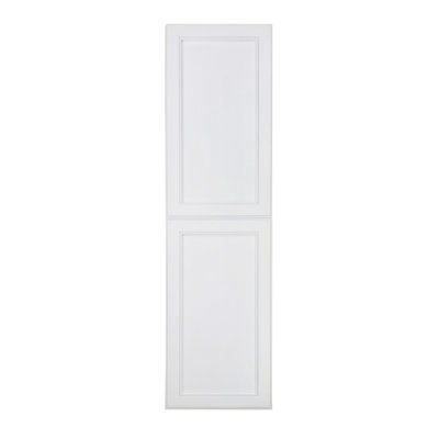 14" W x 44" H x 3.5" D Solid Wood Wall Mounted Bathroom Cabinet