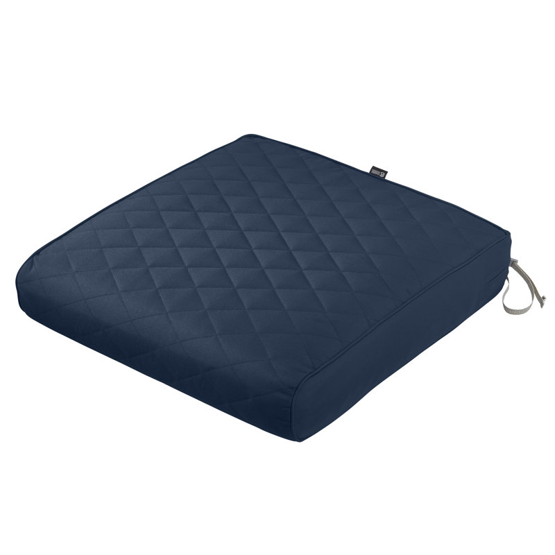 Ayvion Water-Resistant Patio Quilted Lounge Cushion, Gray, 5" H x 25" W x 27" D