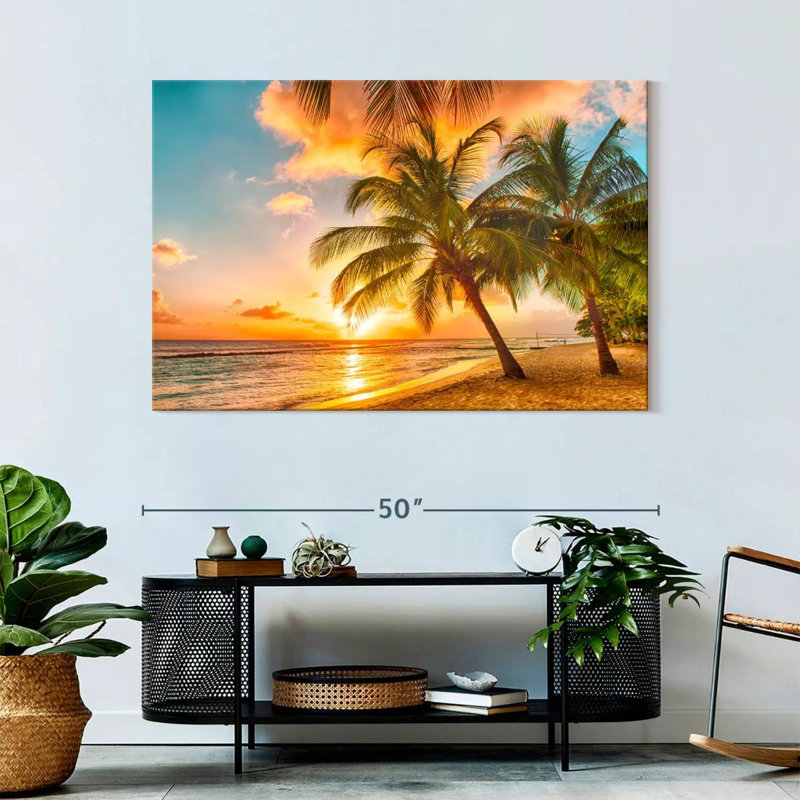Barbados Island, reproduction sur toile, L 32 po x H 48 po