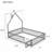 House-Shaped Headboard Floor Bed-927626585