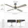 Ebern Designs 52”Modern Ceiling Fan With Light And Remote Control
