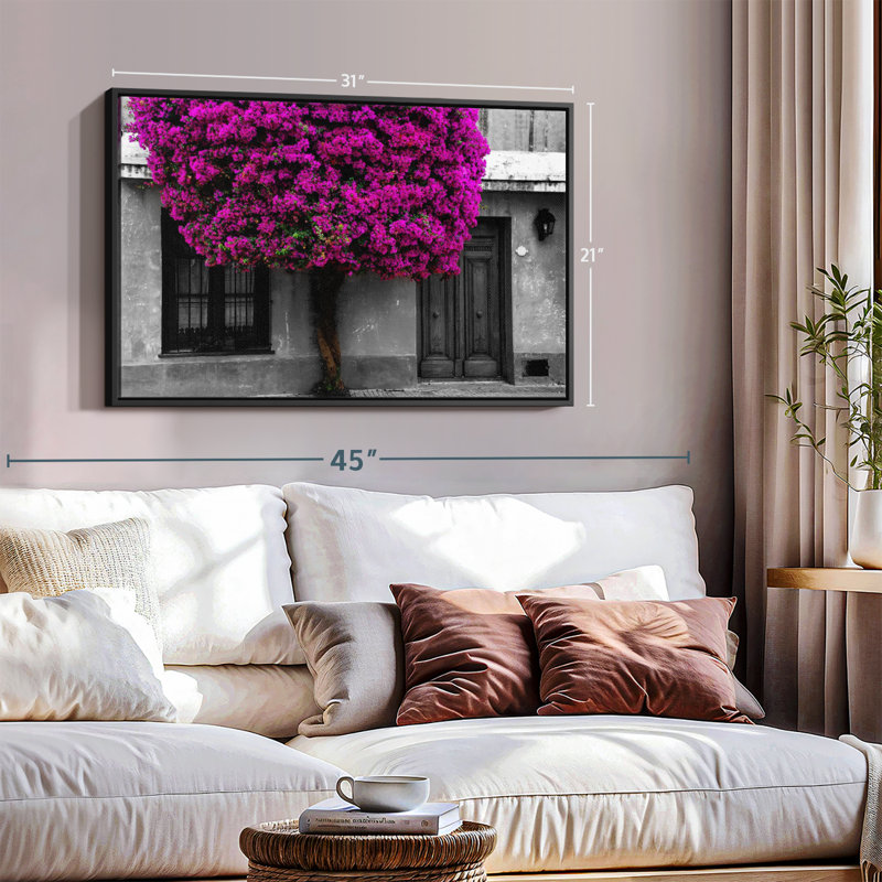 " Vivid House Tree Pop ", 31" H x 21" W