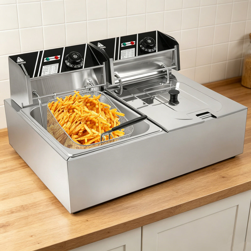 Deep Fryer with Baskets