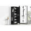 Freestanding Tall Bathroom Storage Cabinet With Hook And Adjustable Shelf-1120864422