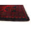 Tapis unique en laine noué à la main style Esari Turkoman des années 2010 de 4 pi 3 po x 6 pi 2 po rouge Quaseem