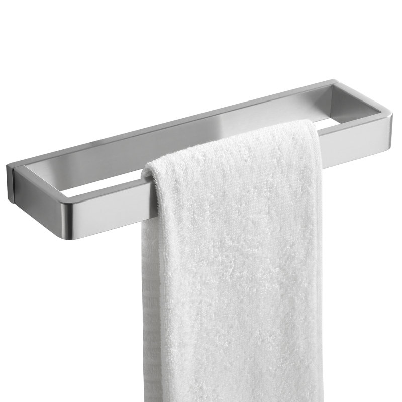 Abdinasir Bathroom Towel Ring, Brushed Nickel