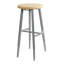 Tabouret industriel / de hauteur réglable, siège de bloc de boucher rond-86654585