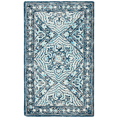 Rubalcava Hand Tufted Wool And Cotton Oriental Rug