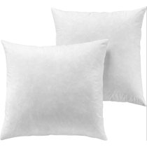 YSTHER Set of 2, Down and Feather Pillow Inserts/Throw Pillows, Double Fabric, 1