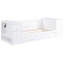 Lit de jour simple avec compartiments de rangement, lit gigogne et charge électrique - rangement en bois massif blanc, finition électrique-1942185605